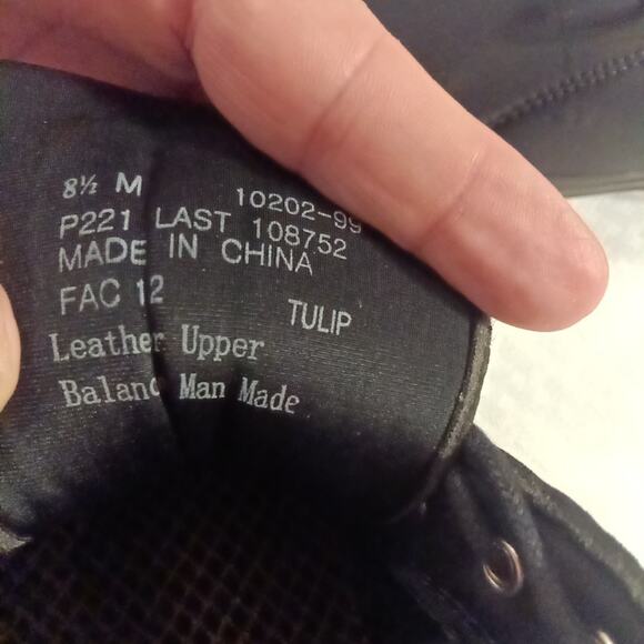 Drew Womens Tulip Sneakers In Black Leather 8.5 M Comfort Walking Shoes Lace Up - Picture 7 of 8